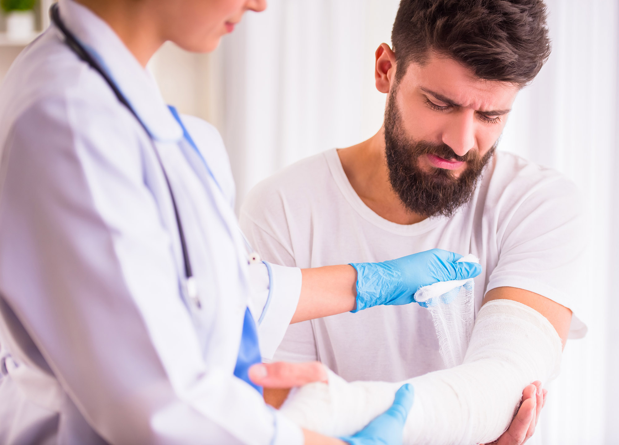 workplace arm injury compensation claims Aberdeen